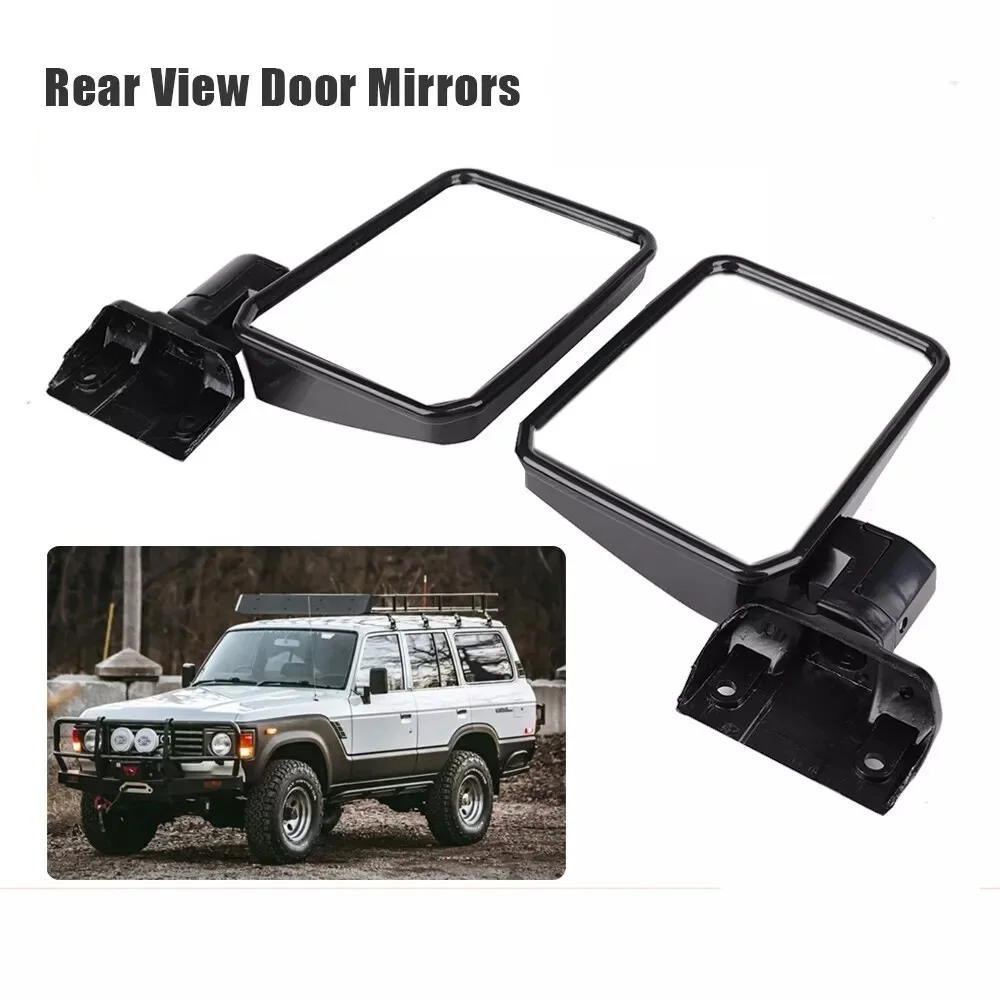 

PAIR Rear View Door Mirrors Fit For Toyota Landcruiser 1980-1990 FJ60 60 Series