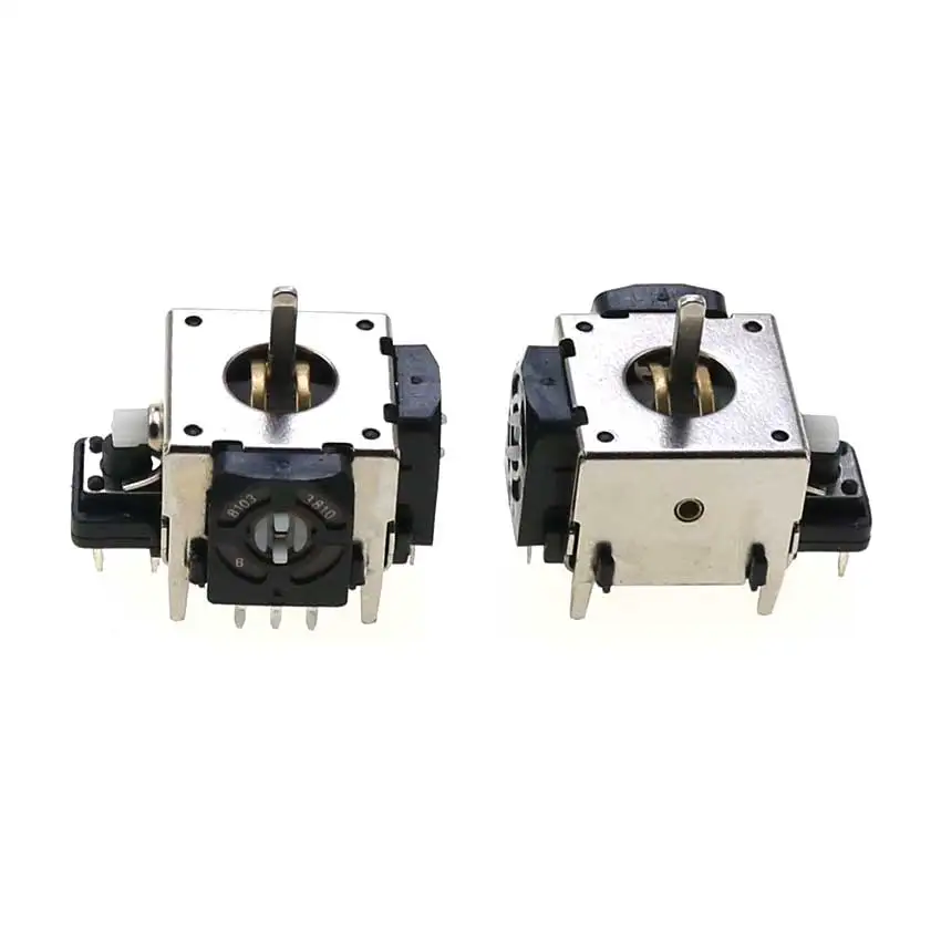 YuXi Metal Analog Sticks 3D Analog Joystick For PS2 / Xbox 360 Controller Thumbsticks Cap Mushroom Cover