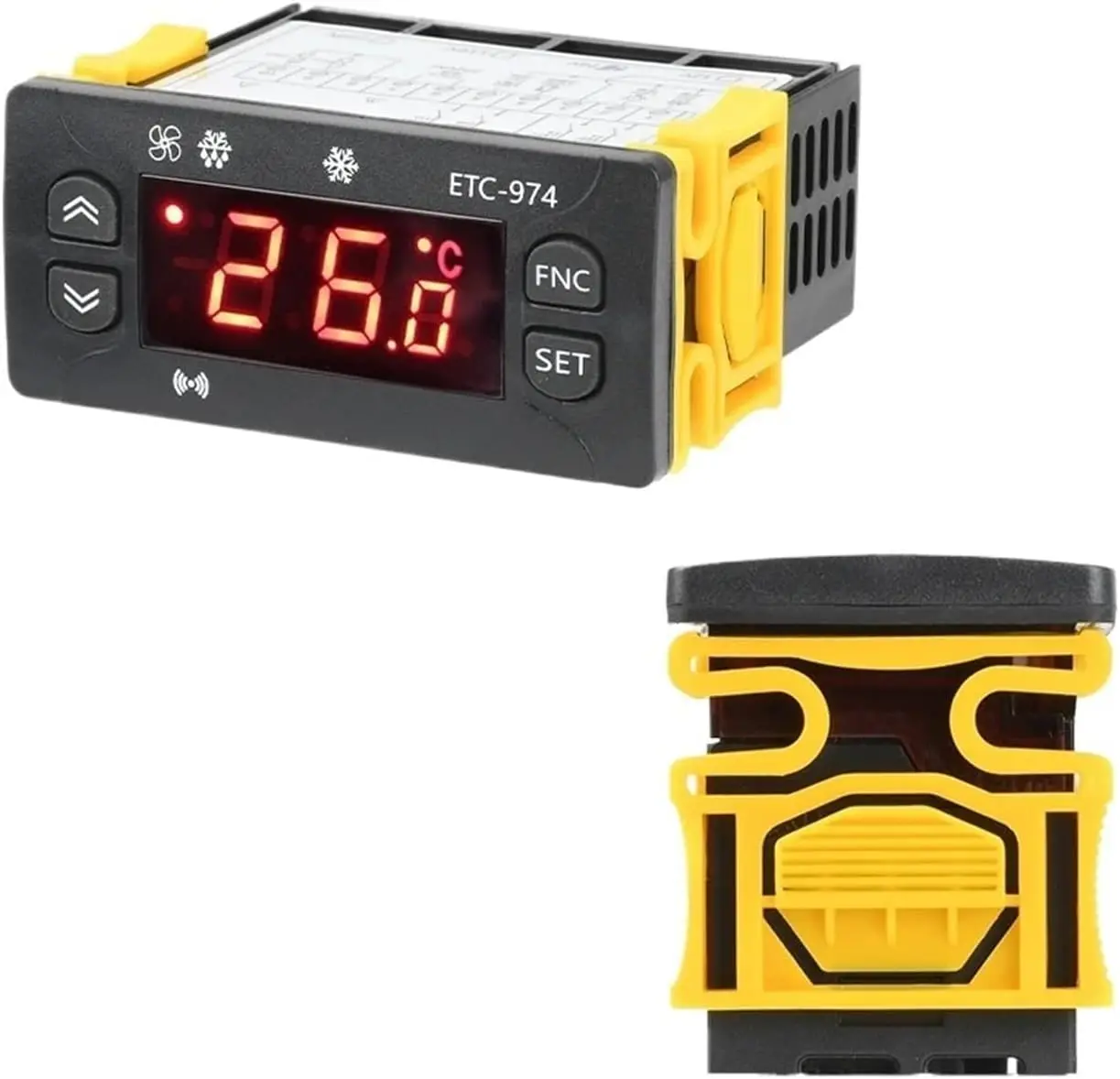 ETC-974 Digital Temperature Controller Microcomputer Thermostats Thermostat Refrigeration Alarm 220V Sensor