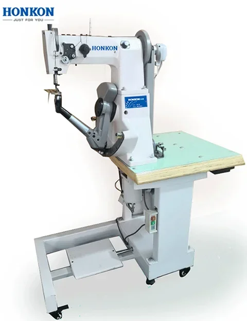 HK-168 High Speed Flat-Bed Sewing Machine For Board Shoes Leather Shoes Lock Stitch Formation With Core Motor Engine Components