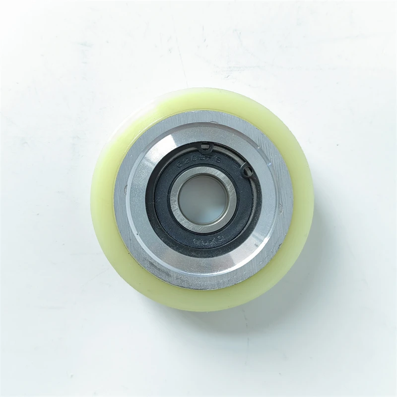 

10PCS Elevator Guide Shoe Roller OD76mm w21mm Bearing 6203