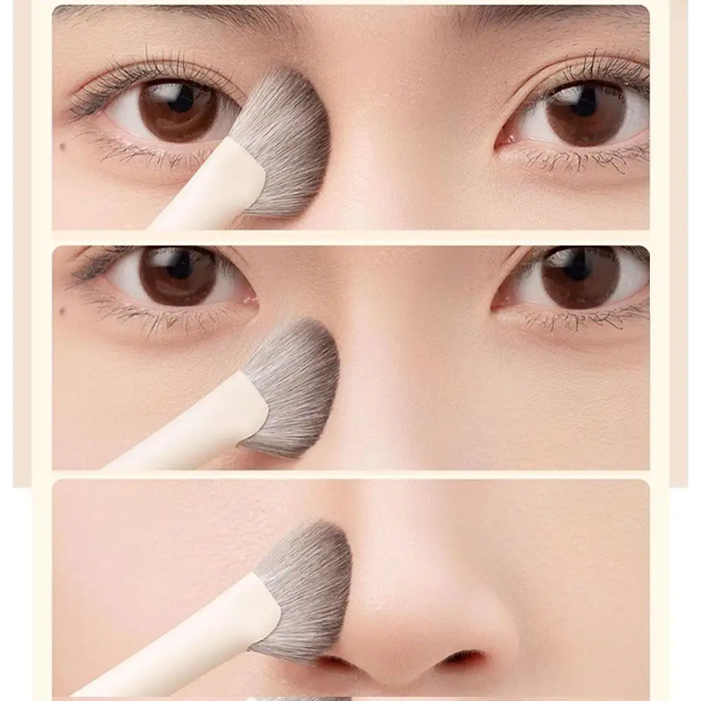 3D Nose Shadow Brush แปรงแต่งหน้า Contour แปรงแต่งหน้า หัวนุ่ม ไฮไลท์เครื่องสําอางเกาหลี เครื่องมือเสริมความงามบนใบหน้าหญิง