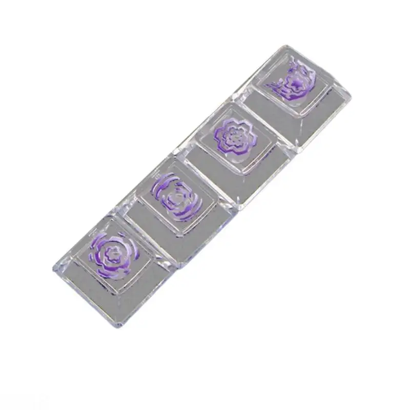 D08B Translucent Mechanical Keyboards Keycaps With Improved Light Diffusions and Widely Mounting For Most Keyboards