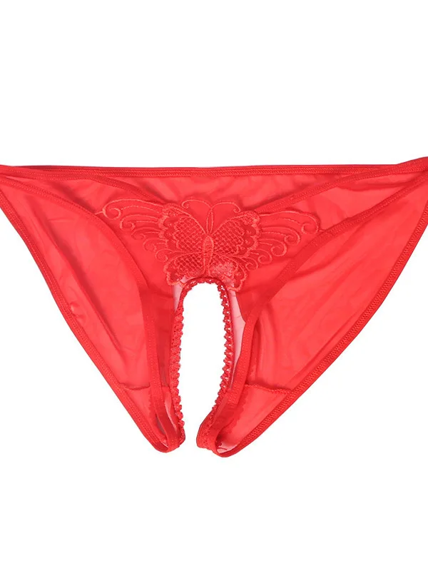 Exotic Summer Fashion Womens 2024new Clothing Lace Pattern Perspective Comfortable Skin friendly Open crotch Sexy Underwear 2S5S image 6