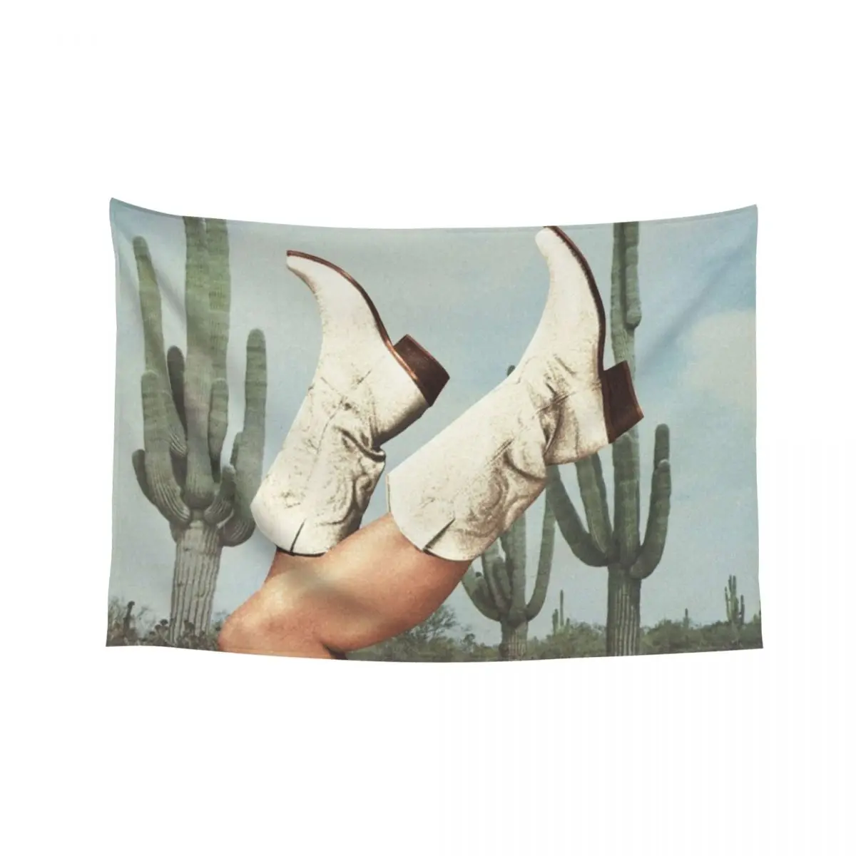 

These Boots - Cactus & Yeehaw Tapestry Wallpaper Wall Decorations Decoration For Home Cute Decor Tapestry