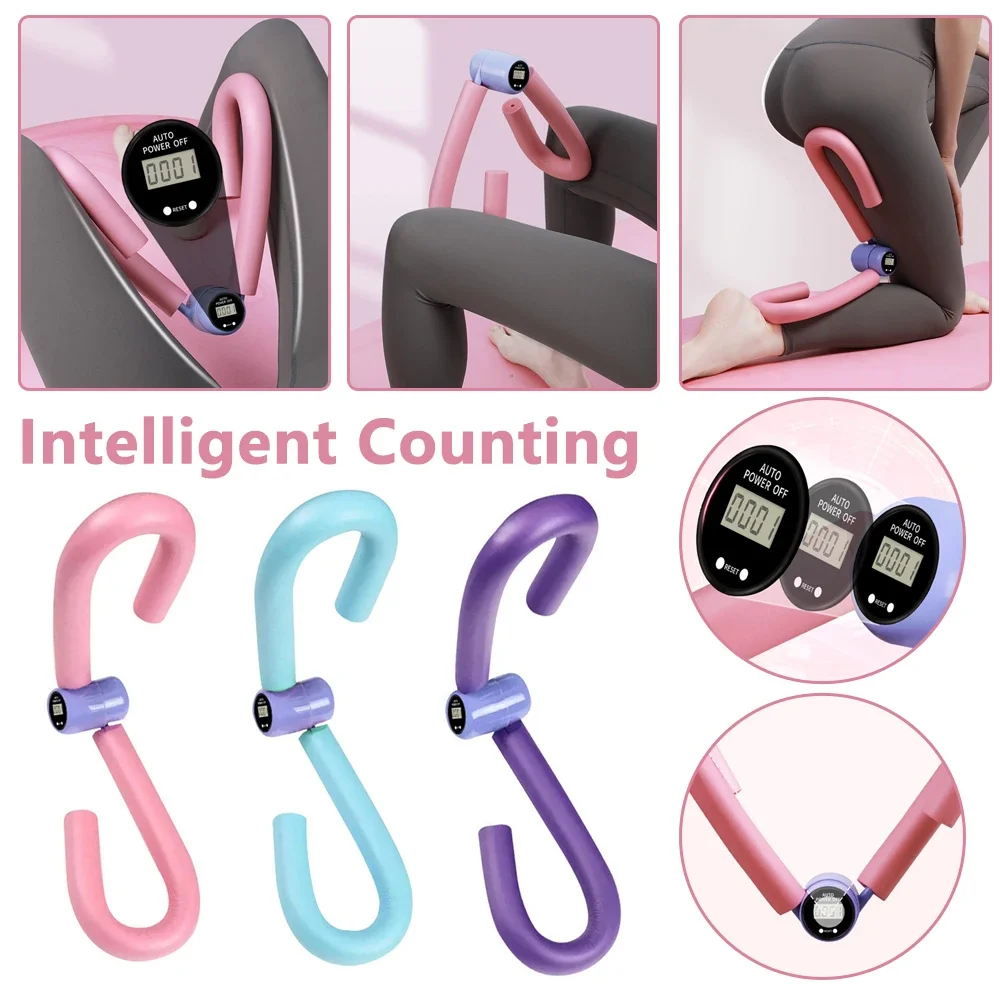 Countable Pelvic Floor Muscle Training Device Antiskid Hip Training Device Battery Powered Lightweight Portable Sports Equipment