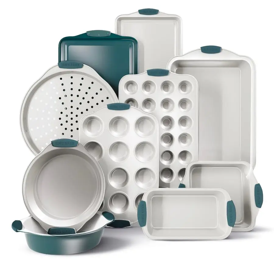 

Набор форм для выпечки с антипригарным покрытием, прочный, легкосъемный, набор для выпечки, мудренья, 10 шт.