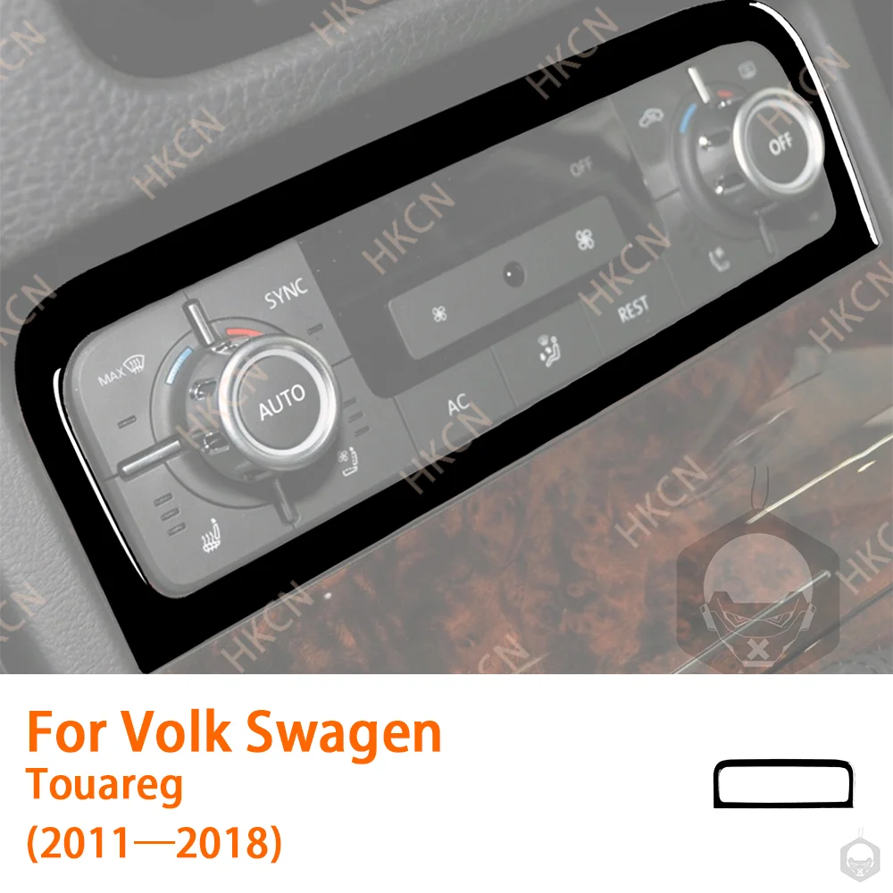 

For VW Touareg 7P MK2 2011 2012 2013 2014 2015 2016 2017 2018 Air Conditioner Switch Panel Car Interior Accessories Sticker