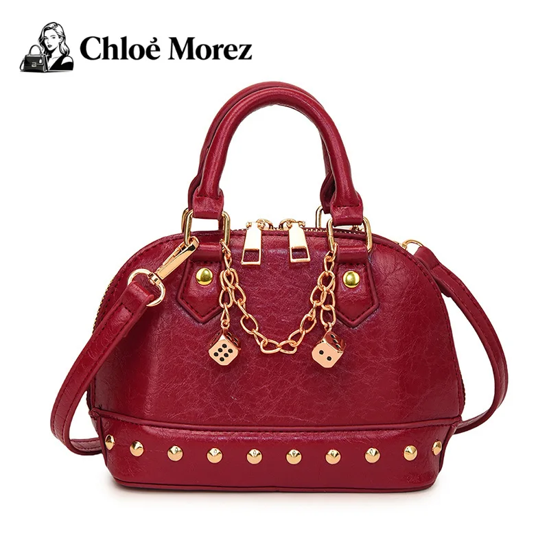 

Персонализированная сумка через плечо с заклепками, женская ручная сумка через плечо, модная сумка Ins Shell Bag