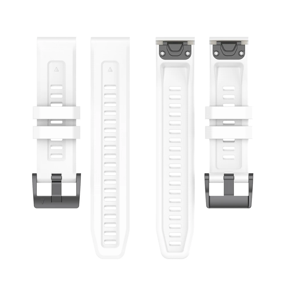 22mm Silicone Watchband strap for Garmin Quatix7 Pro Quick Release Metal Buckle Bracelet Band wristband Watch Accessories