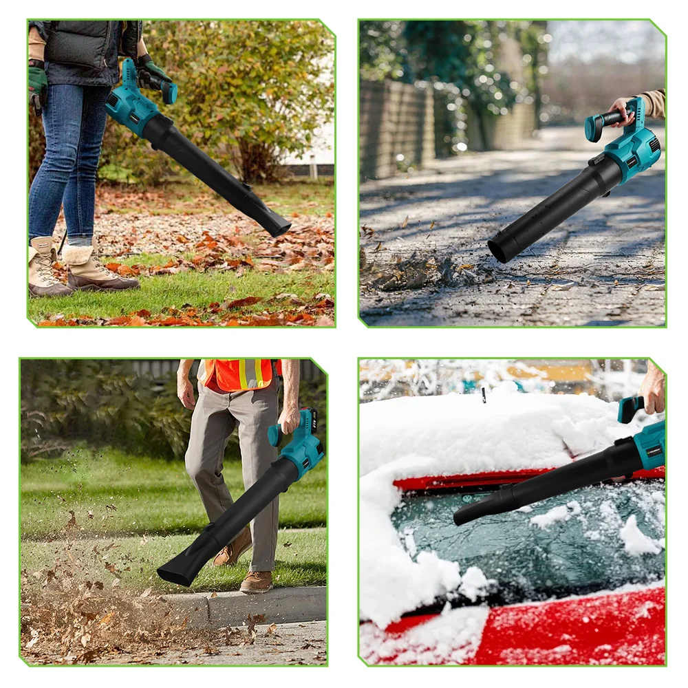 NEWBENY 30000RPM ブラシレス電動送風機 80 メートル/秒 3 ギアコードレス雪葉クリーナーガーデン電動ツールマキタバッテリーピン