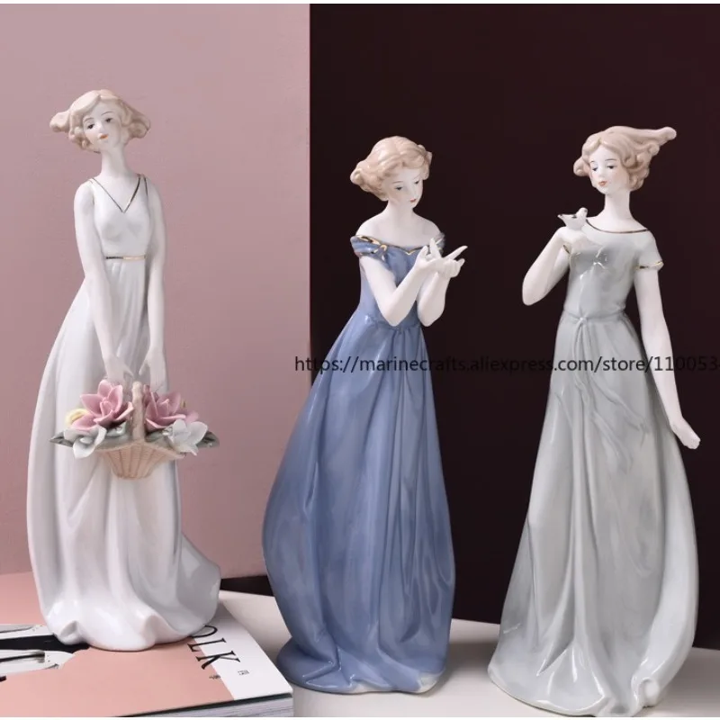

European Ceramic Character Ornaments, Home Accessories, Living Room Wine Cabinet, TV Cabinet Decoration Creativity, New