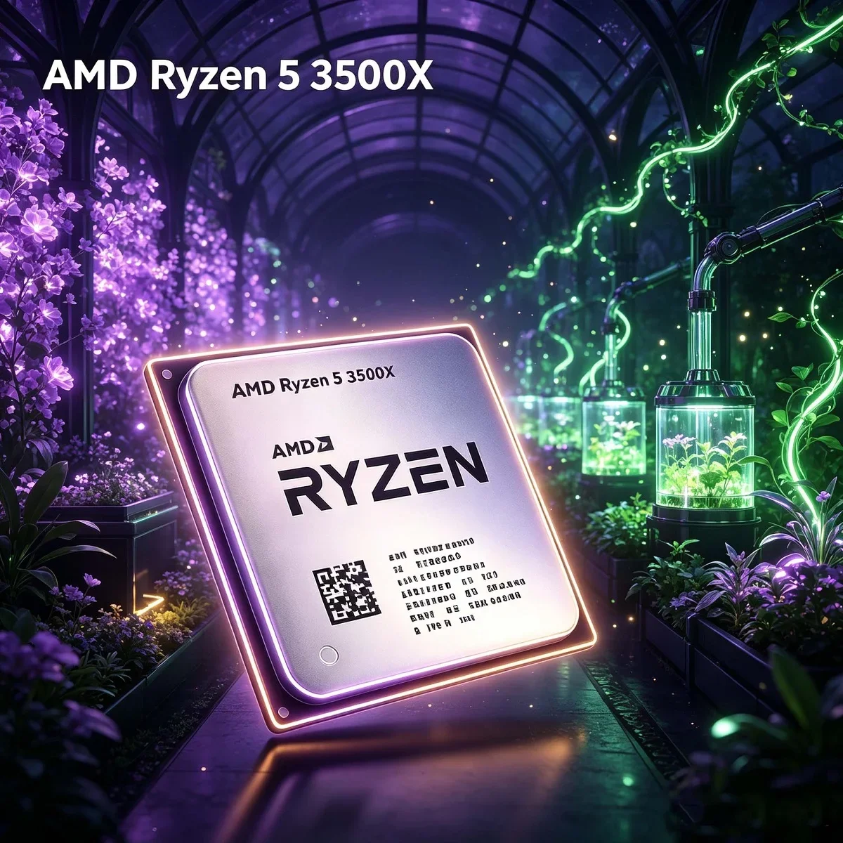 Processeur de bureau AMD Ryzen 5 3500X R5 3500X 7NM, CPU 3,6 GHz, 6 cœurs, 6 threads, socket AM4, L3 32M, 65W