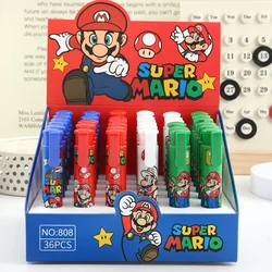 Super Mario Lipstick Shape Eraser, Fun Press Eraser, Estudante Retorno à Escola Abertura Suprimentos, Papelaria Presente de Aniversário