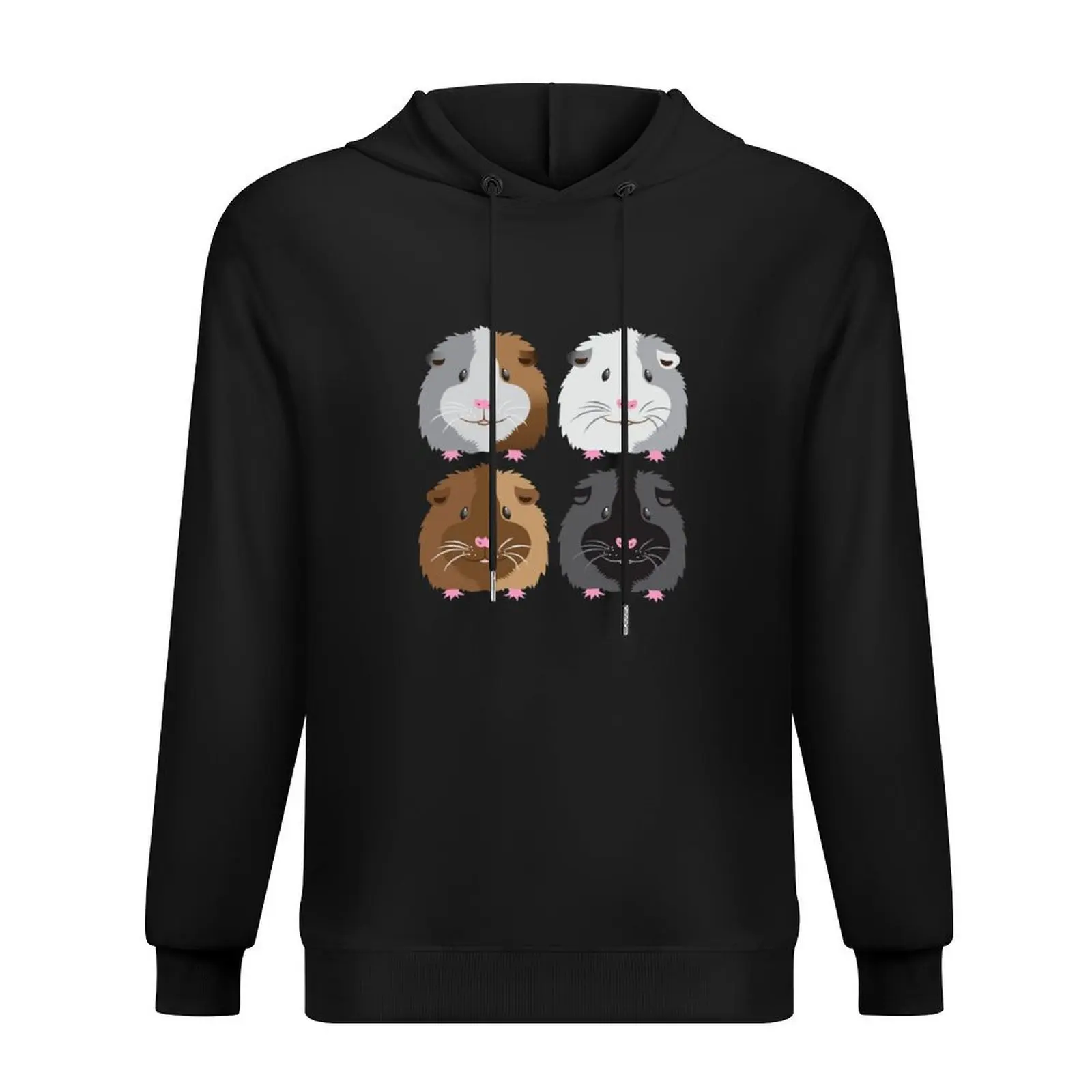 

Four piggies (guinea pigs) Hoodie korean style clothes men's sweat-shirt set aesthetic clothing korean clothes big size hoodie