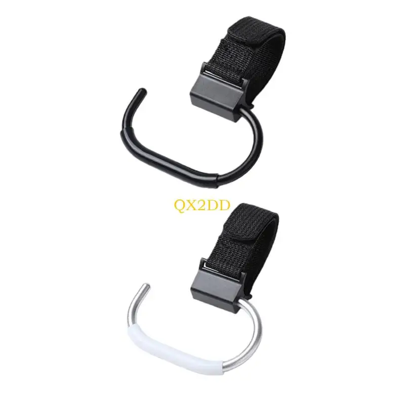 QX2D Easy Installs Baby Strollers Hook No Tool Required Quick Attachments Holds 15kg Load Not Slip Design Universal Fit