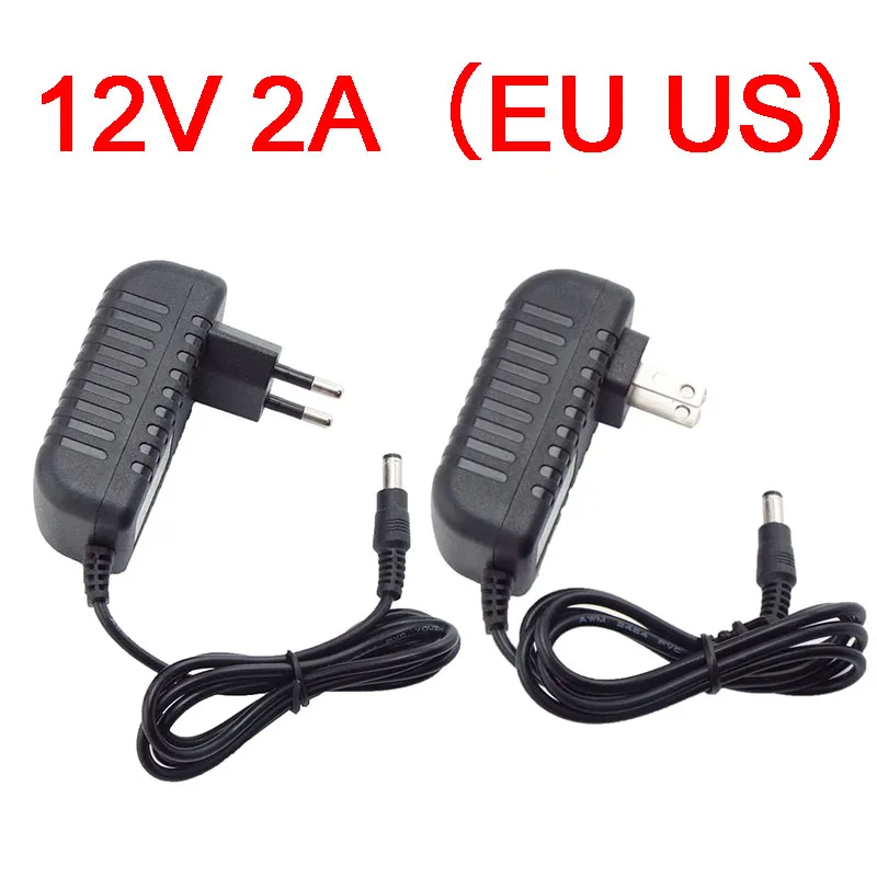 12V 2A 2000ma AC to DC Power Adapter Supply Converter charger switchLed Transformer Charging for CCTV Camera LED strip light