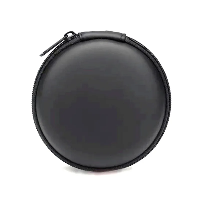 Round Earphone Holder Storage Bag Carrying Hard Case For Earbuds Earphone Accessories Memory Card USB Cable Holder Bag