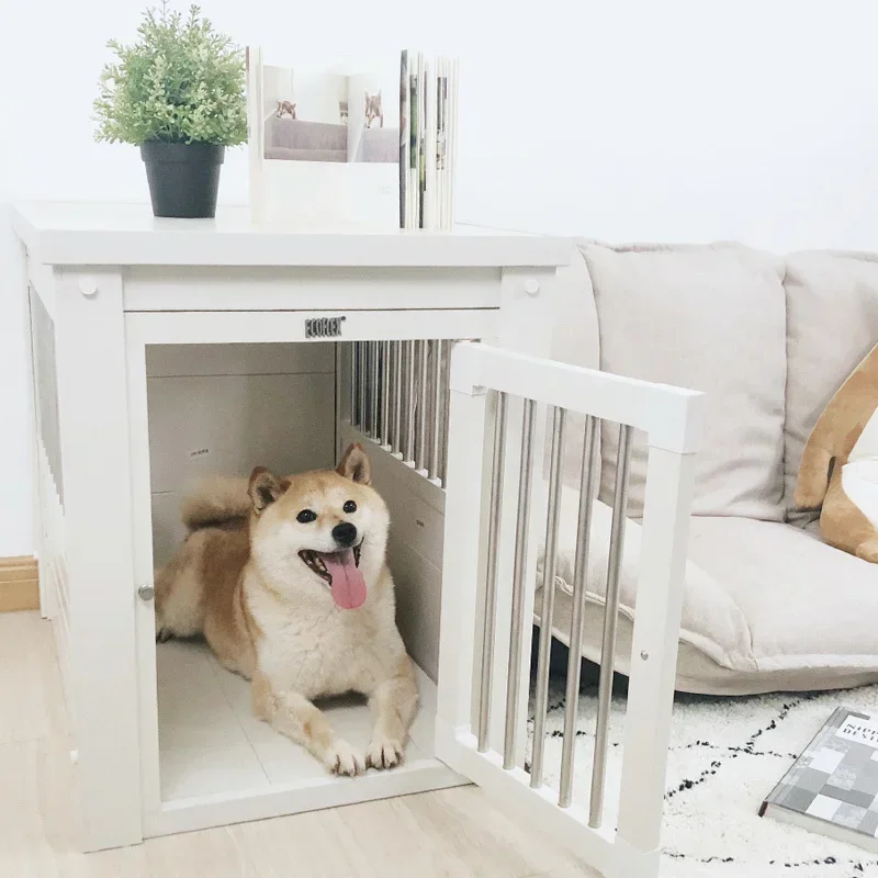 Cage Wooden  House Dog Nest  Bed Small and Medium sized