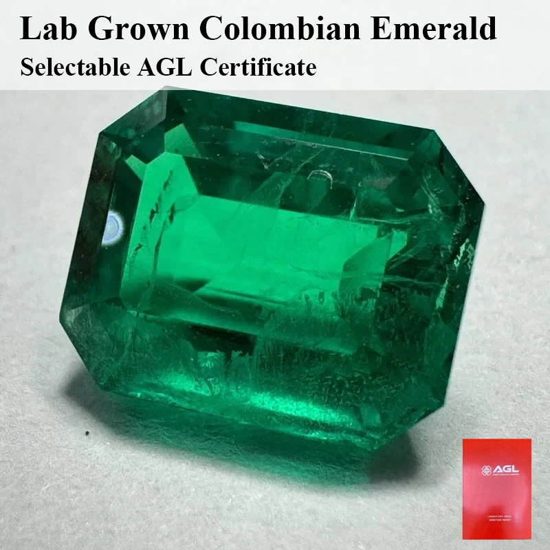 

Выращенные в лаборатории изумрудные камни, гидротермальные изумруды ручной работы, 8x10 мм, драгоценный камень для изготовления ювелирных изделий своими руками, сертификат на выбор