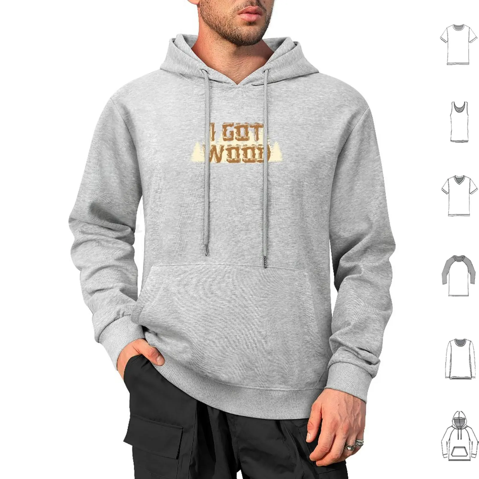 I Got Wood Hoodies Long Sleeve I Got Wood Lazy Halloween Halloween Easy Halloween Costume