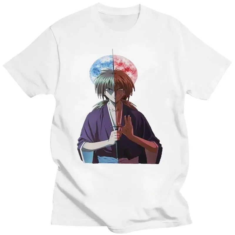 casual top Mens Rurouni Kenshin Classic Hip Pop Music Band Classic T Shirt Fashion mens t-shirts summer unisex short sleeve