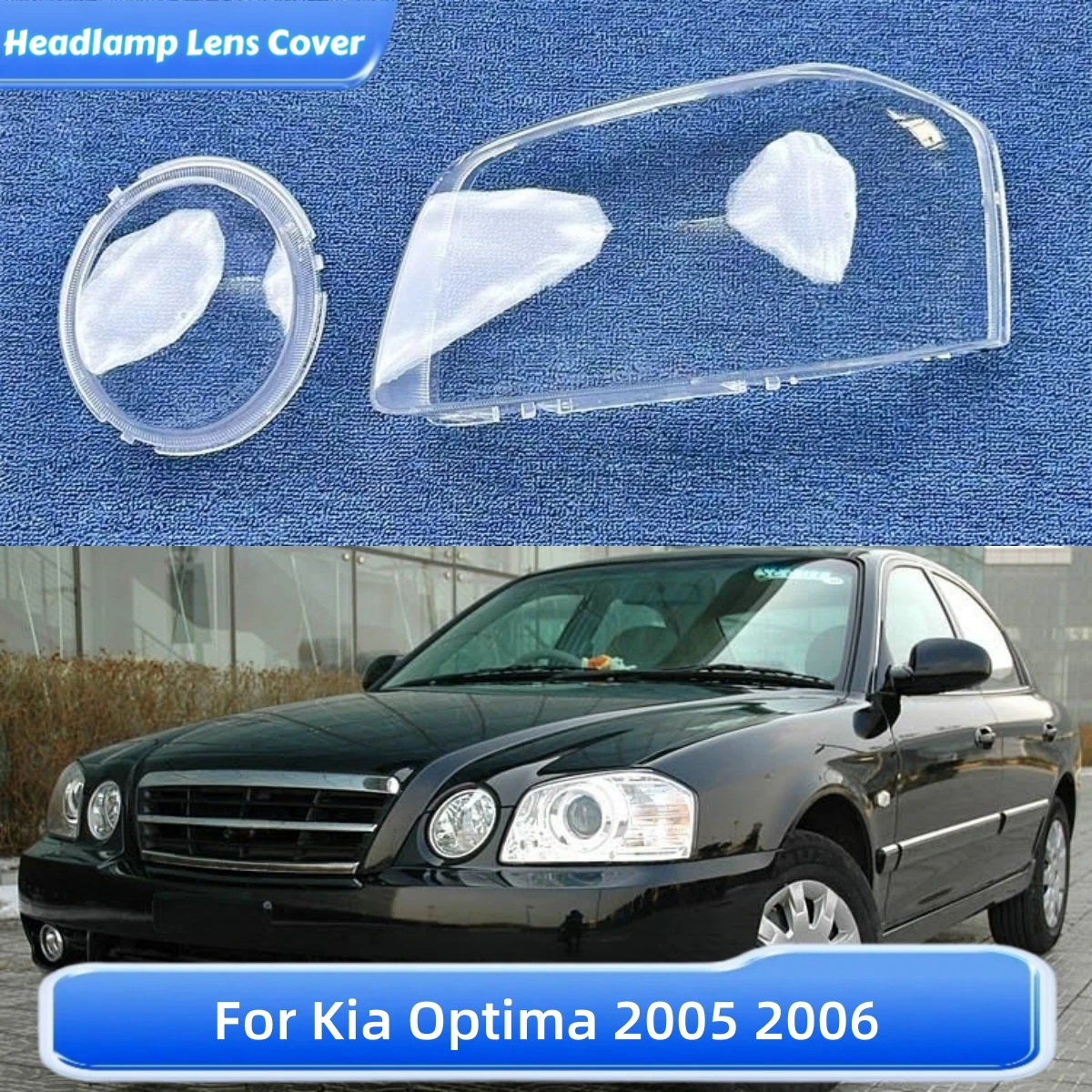 

For Kia Optima 2005 2006 Car Front Headlight Lens Cover Front Lamp Cover Glass Headlights
