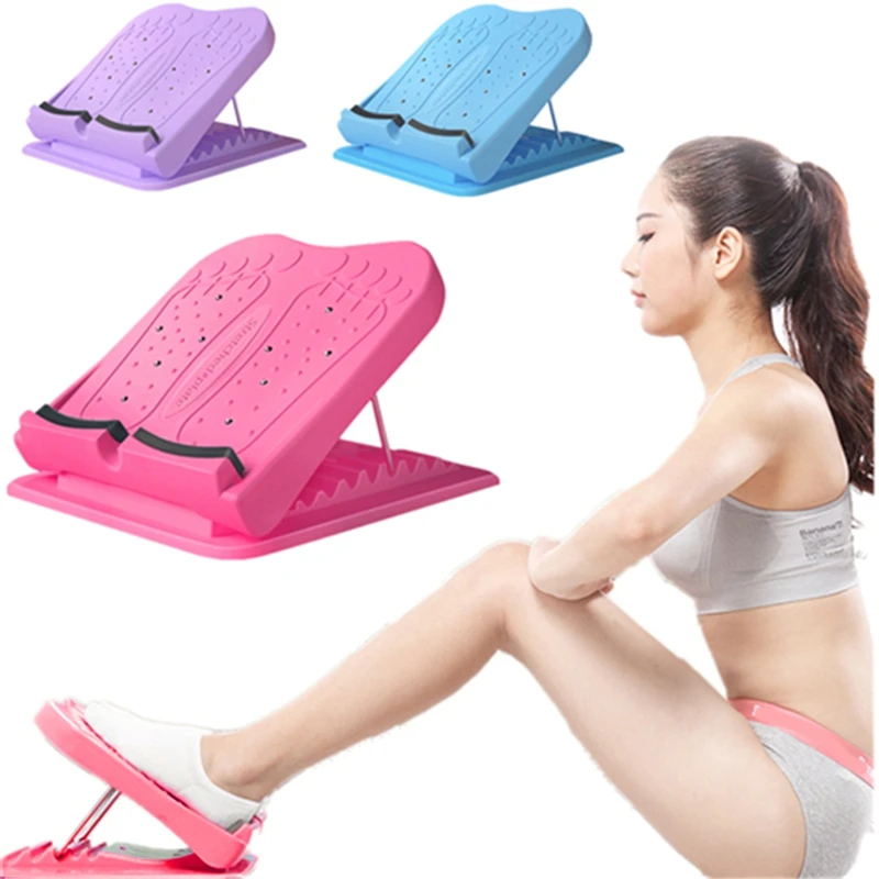 Adjustable Anti-Slip Stretching Board Stretch Calf Balance Plate Yoga Fitness Pedal Leg Stretcher Gym Equipment