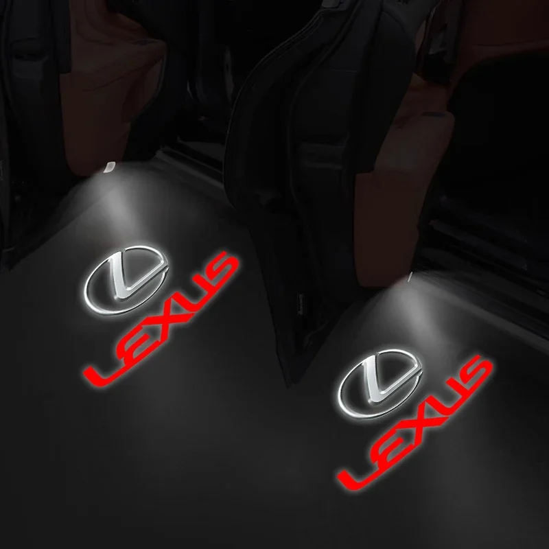 

Car Sticker For Lexus F SPORT ES RX NX LS UX LM LX GX LC RZ IS CT GS RC HS SC TX LBX IS300 RX3 LED Car HD Door Welcome Ghost Sha