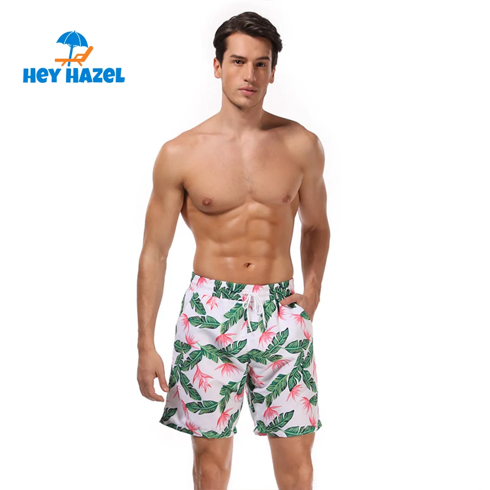 Pants Man Swimwear Beach Trousers Board Shorts Leopard Polka Dot Cocos Running Sports Swimsuit Large Size Quick Dry Swim Trunks