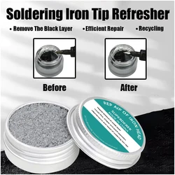 Soldering Paste for Metal Soldering Iron Tip Electrical Soldering Iron Tip Refresher Repair Tool Clean Soldering Iron Tip