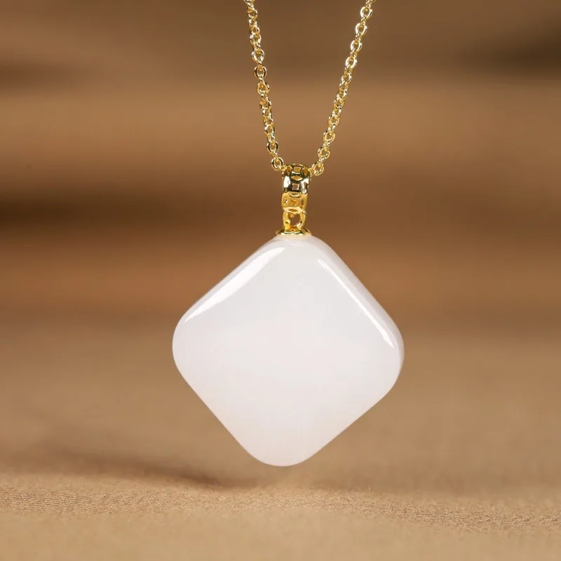 

Gold Silk Jade Pendant No Matter Brand Women's Necklace