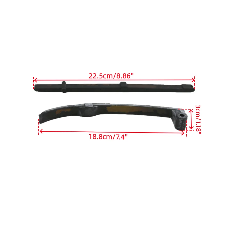 Motorcycle Cam Timing Chain Tensioner Layer Plate / Guide Plate Strip for Suzuki GN125 GS125 125cc