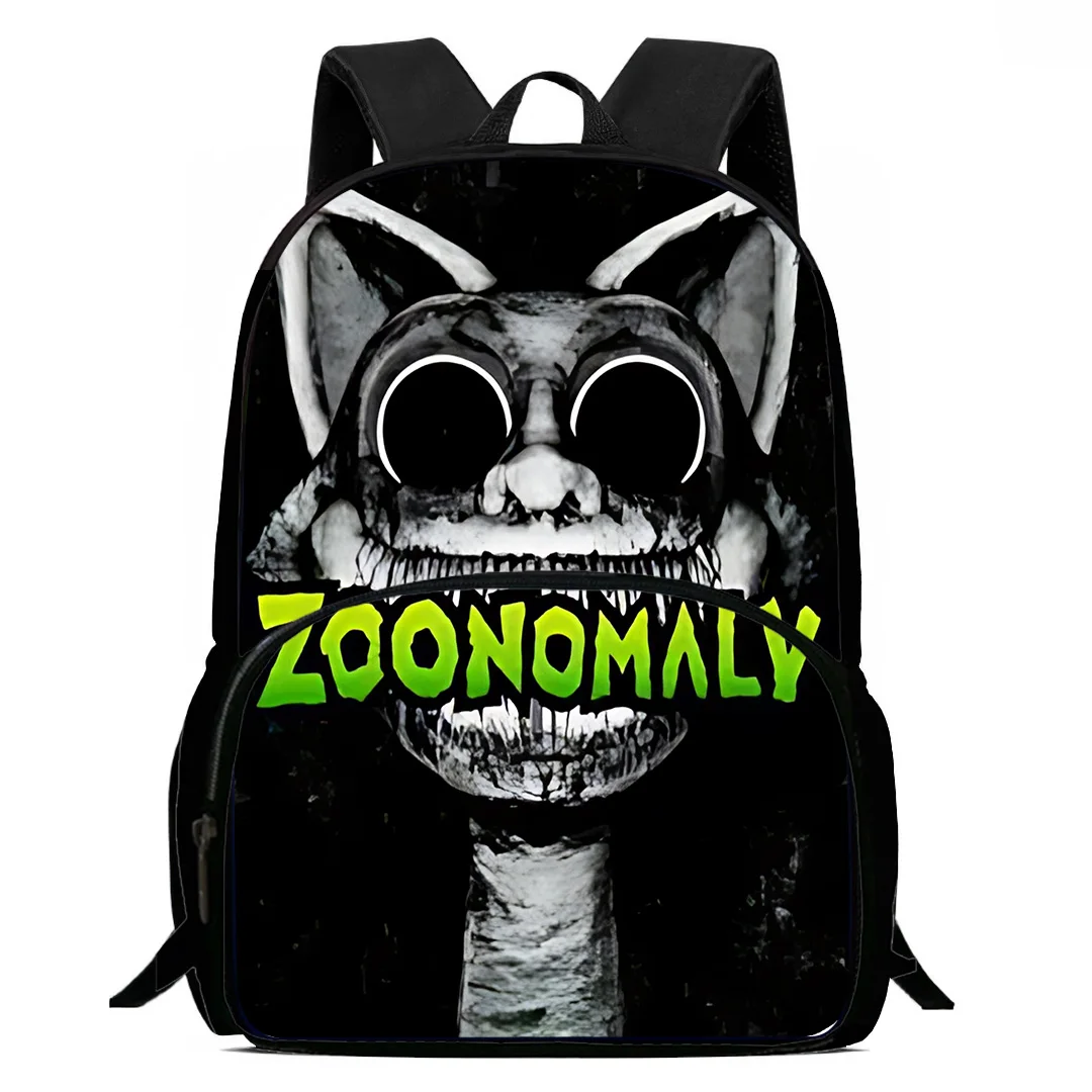 Horror Game Z-zoonomaly Kids Backpacks Boy Girl Student Birthday Gift Child School Bags Large Capacity Camping Durable Rucksack