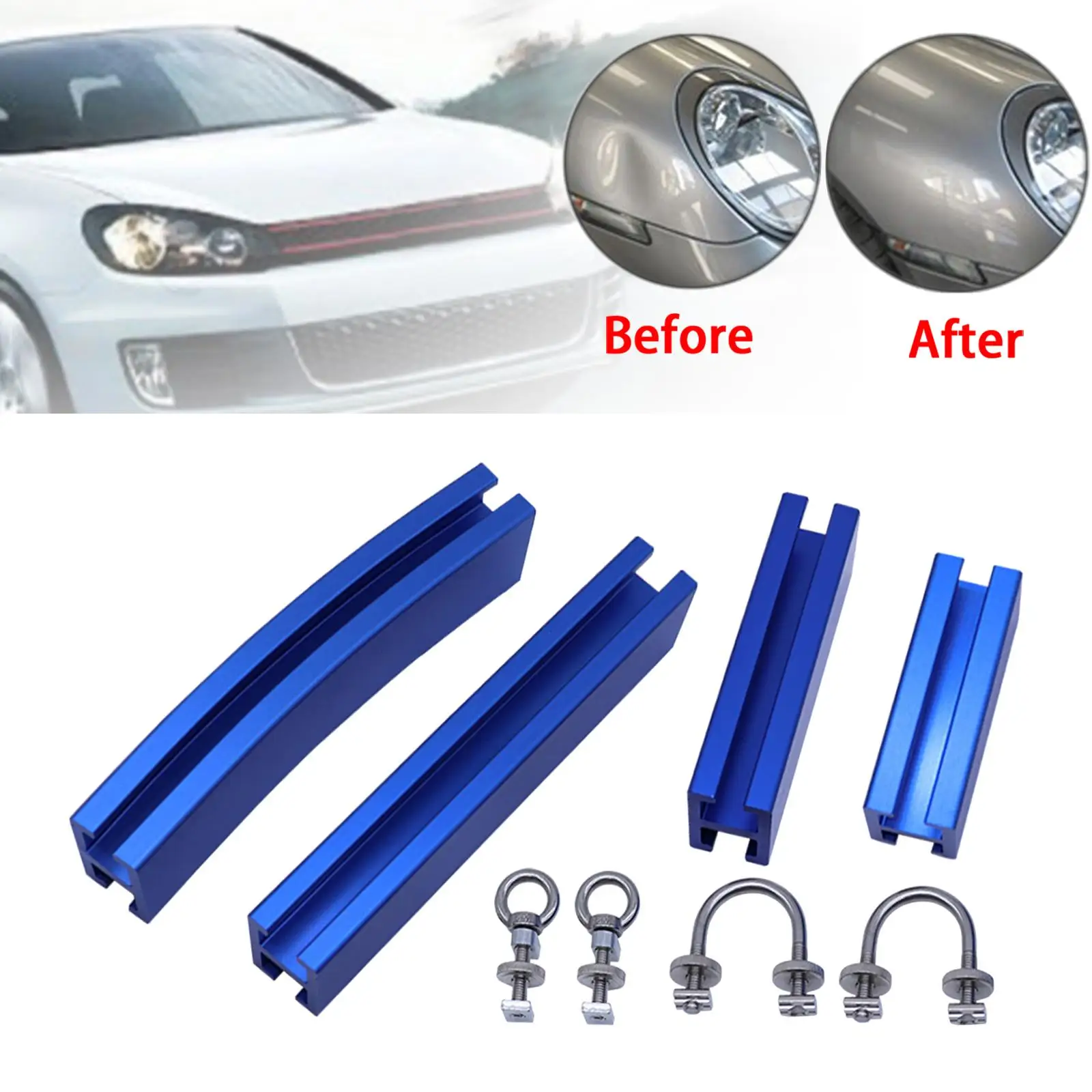 

4Pcs Generic Grooves Auto Body Repair Tool Remover Truck Car Dent Puller Kit