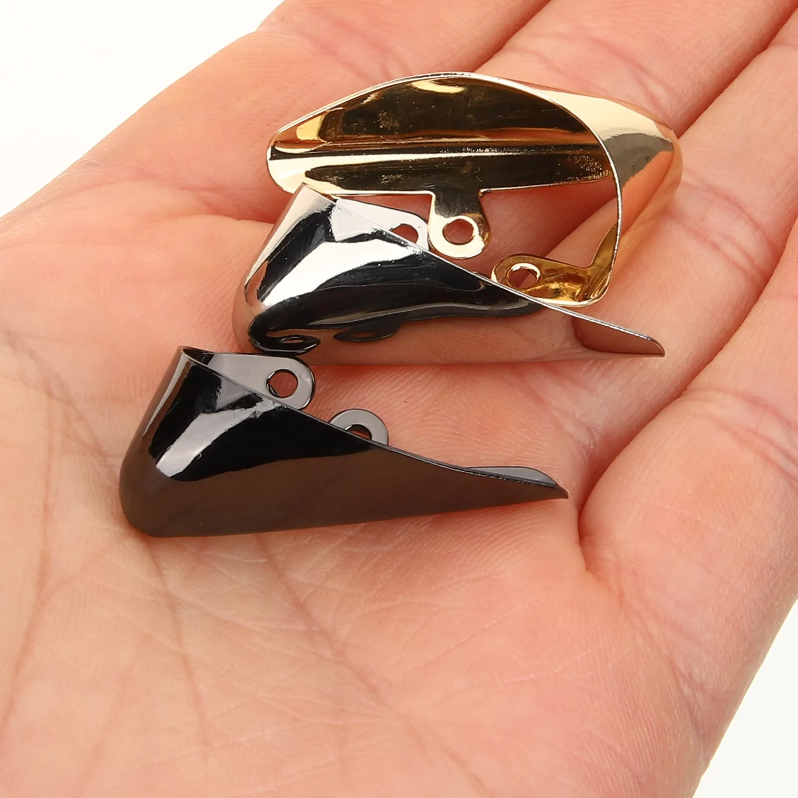 6Pcs Shoe Head Protector Pointed Metal High Heel Cover Shoe Tip Cap for Protection Decoration Pointed Shoes Protectors