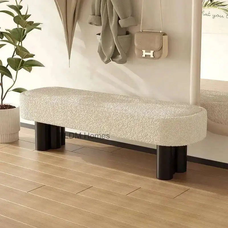 

Luxury Entrance Shoe Change Stools Designer Living Room Decoration Sofa Bench Cloakroom Household Bedroom Bedside Stool j