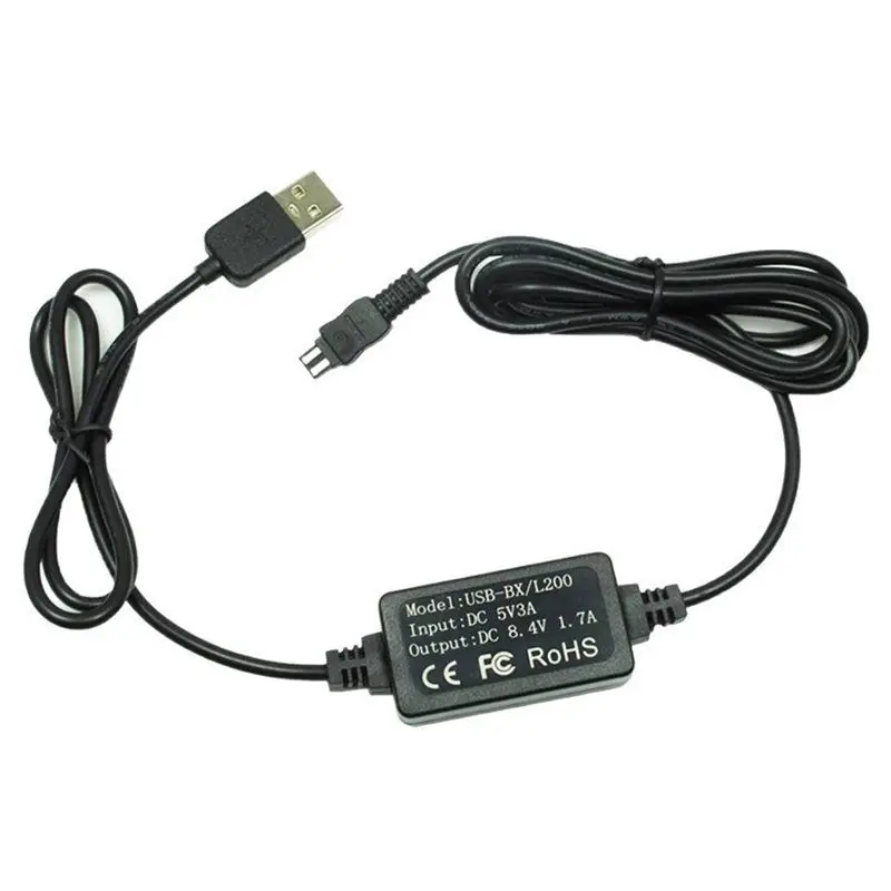 A13E-AC-L200 Power Adapter For Sony DV Camcorders DCR-SX40/44 DCR-SR45/47 DCR-SX63/65/85- For Sony USB Power Cord