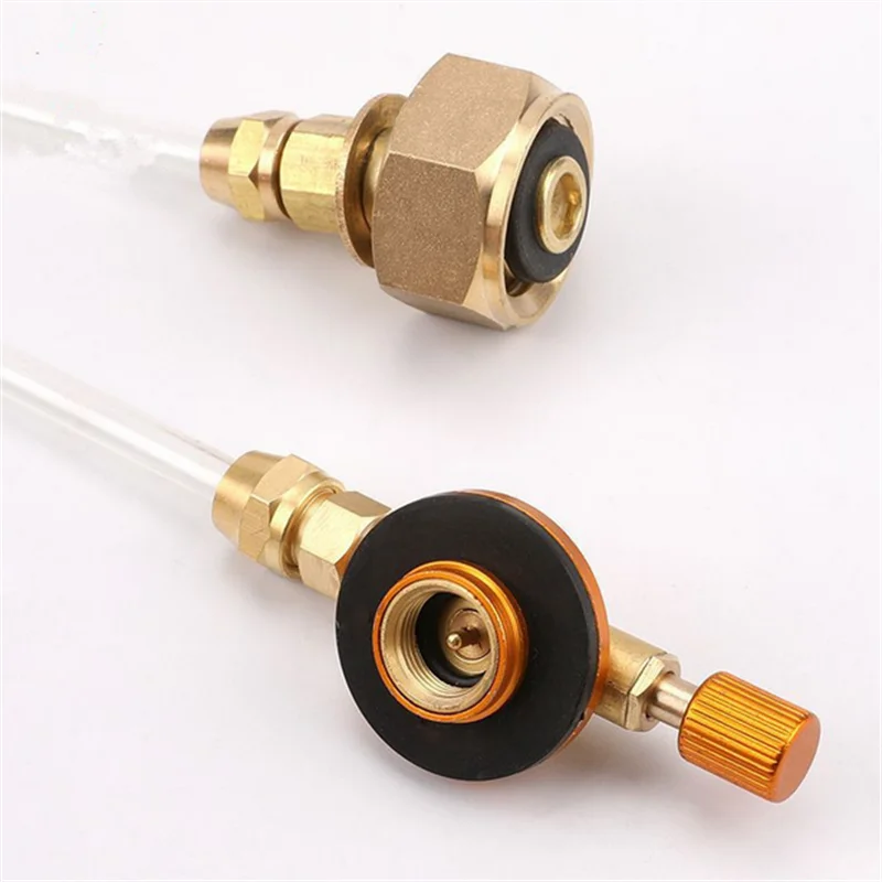 Outdoor Gas Stove Camping Stove Propane Refill Adapter Burner LPG Flat Cylinder Tank Coupler Bottle Adapter Save