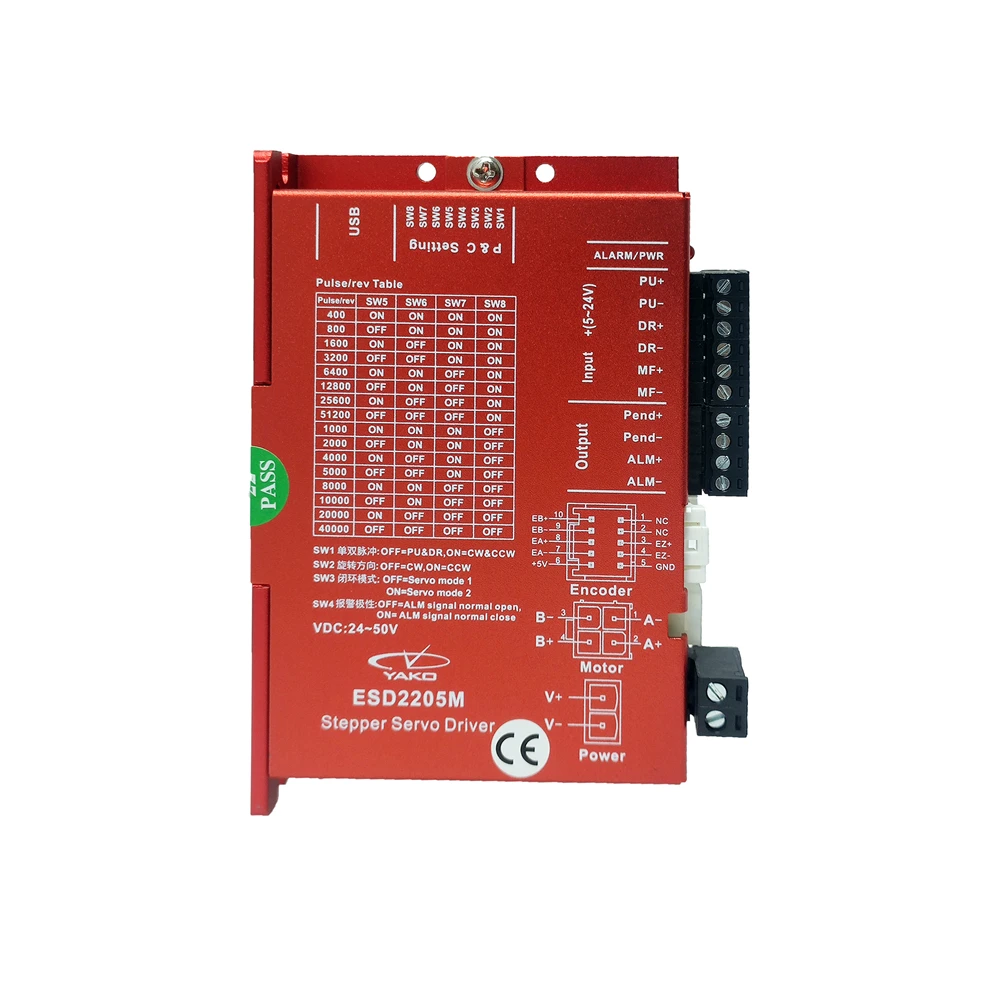 

New and original YAKO ESD2205M Closed Loop Stepper Motor Driver