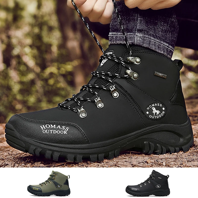 

Hiking Shoes Men Outdoor Men's Trekking Shoes Anti-Slip Hiking Boots Man Breathable Tactical Military Boots Men Mountain Shoes