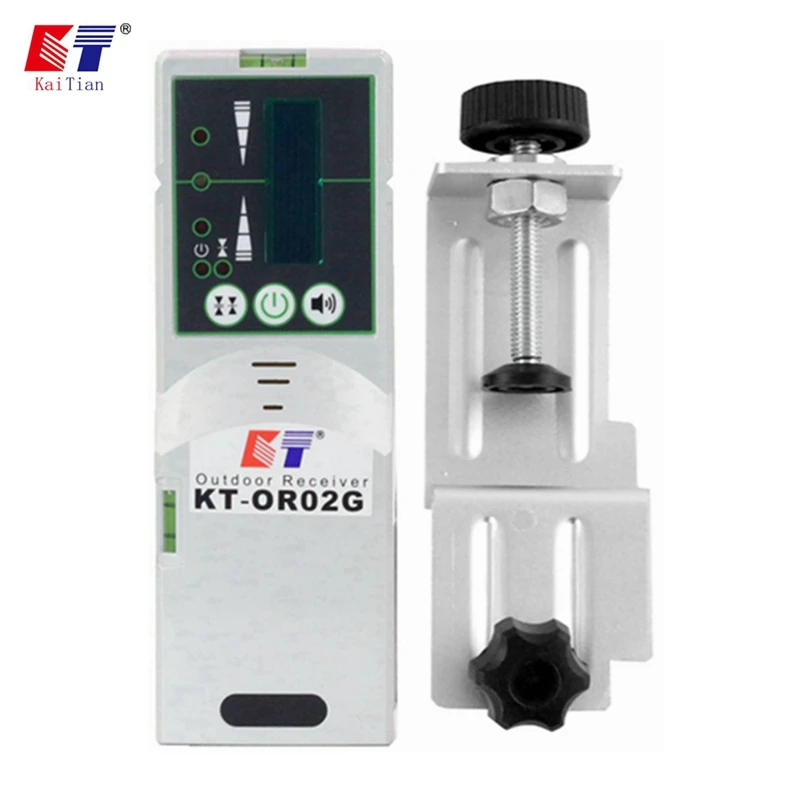 Kaitian Laser Receiver para Auto-nivelamento ao ar Livre Feixe Vermelho Linha Verde Nivelador Horizontal Vertical Ferramentas de Construção