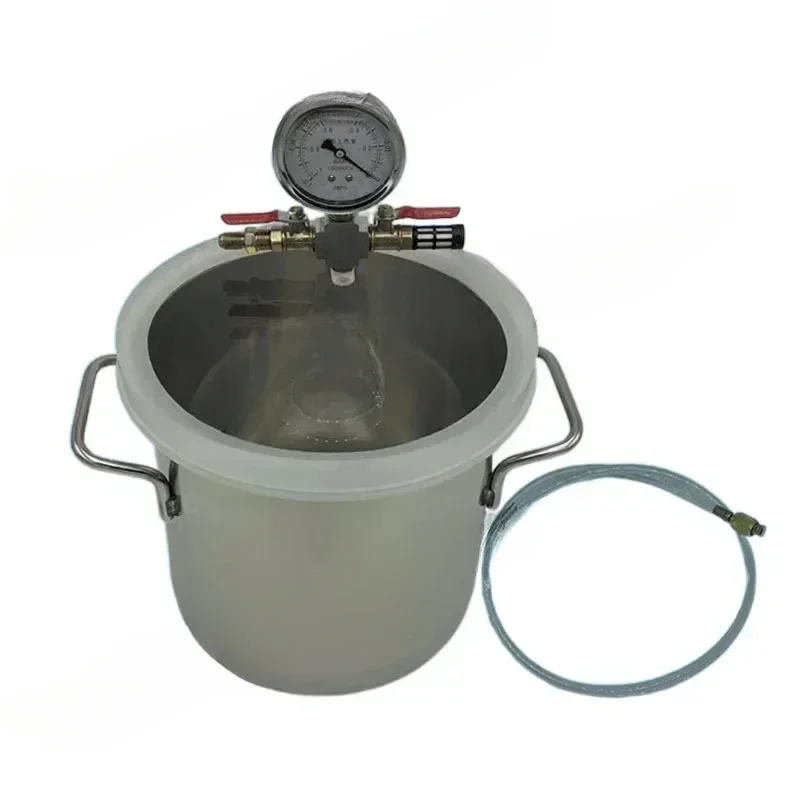 Vacuum Defoaming Tank Barrel Stainless Steel  Chamber Small Type Deaeration Bucket  Filling Equipment