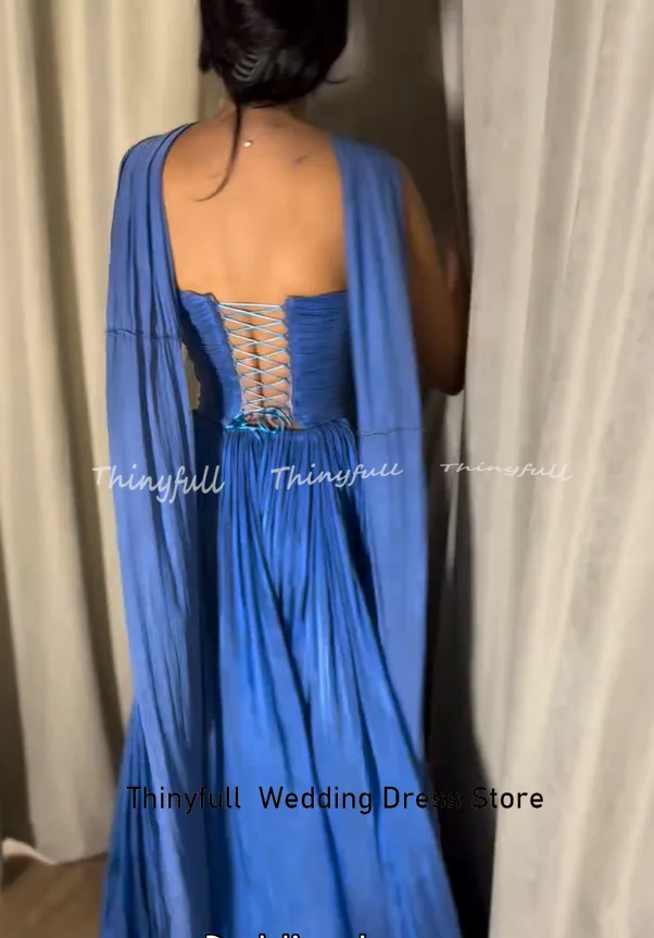 Thinyfull A-line Arab Prom Dresses Sweetheart Sleeveless Evening Party Gown 2025 Long Dubai Dress robes de soirée Customized - Image 5