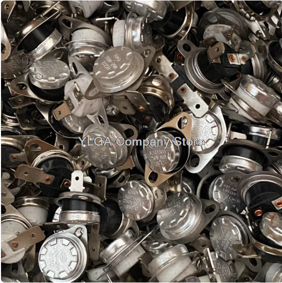 100g mixed thermostat switch KSD301 series 45 degrees-240 degrees 250V10A over-temperature protection thermostat switch