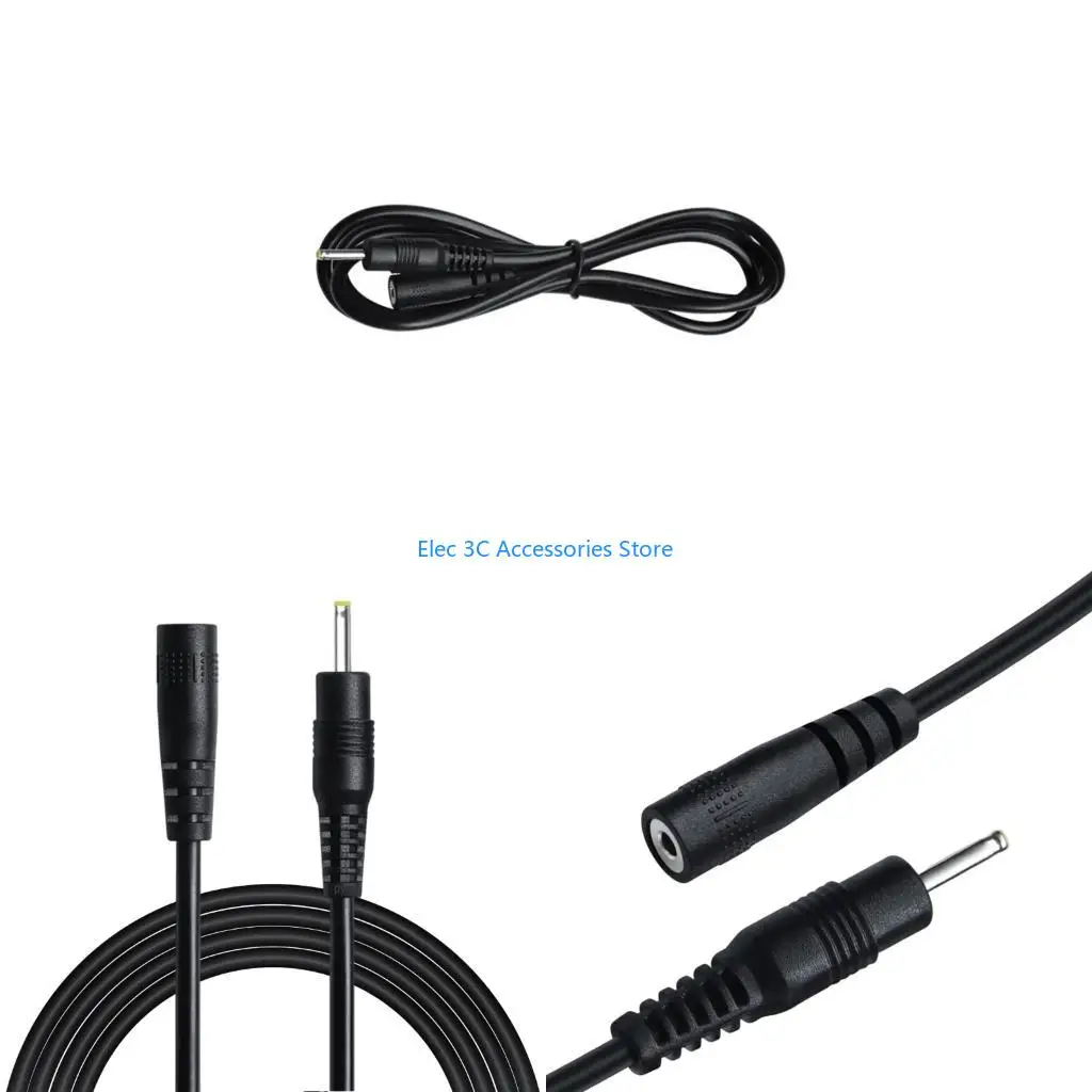 Y51A 2507 Male to Female Electrical Adapter Cable 2.5x0.7mm for Desktop Multiple Size Option Securedly Connection Designing