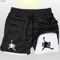 New Gym Shorts For Man Double Layer 2-In-1 Quick-Drying Sweat-Absorbent Jogging Performance Shorts Workout Athletic Shorts