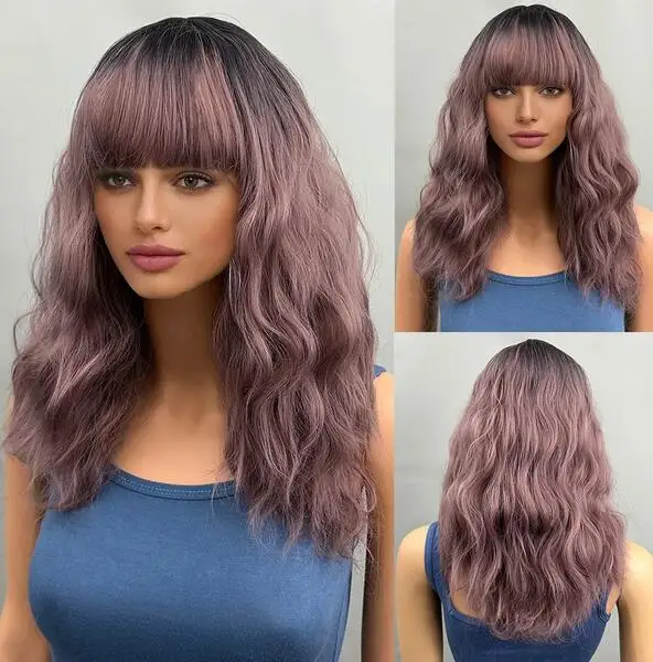 Wave Brown Blended Wig