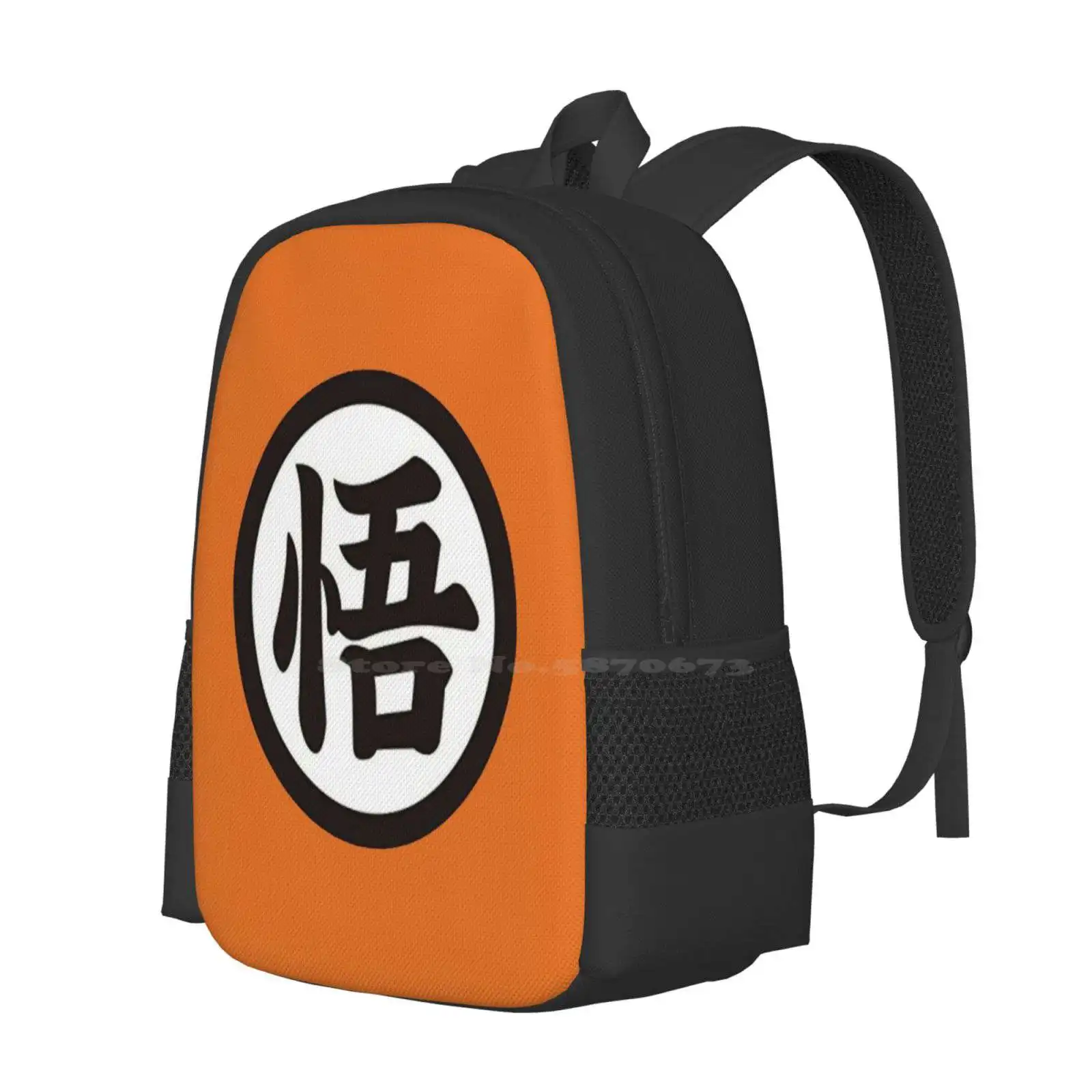 Turtle Gi Logo Pattern Design Bagpack School Bags Z Master Roshi Minimalist Anime Krillin Logo Super Gt Yamcha