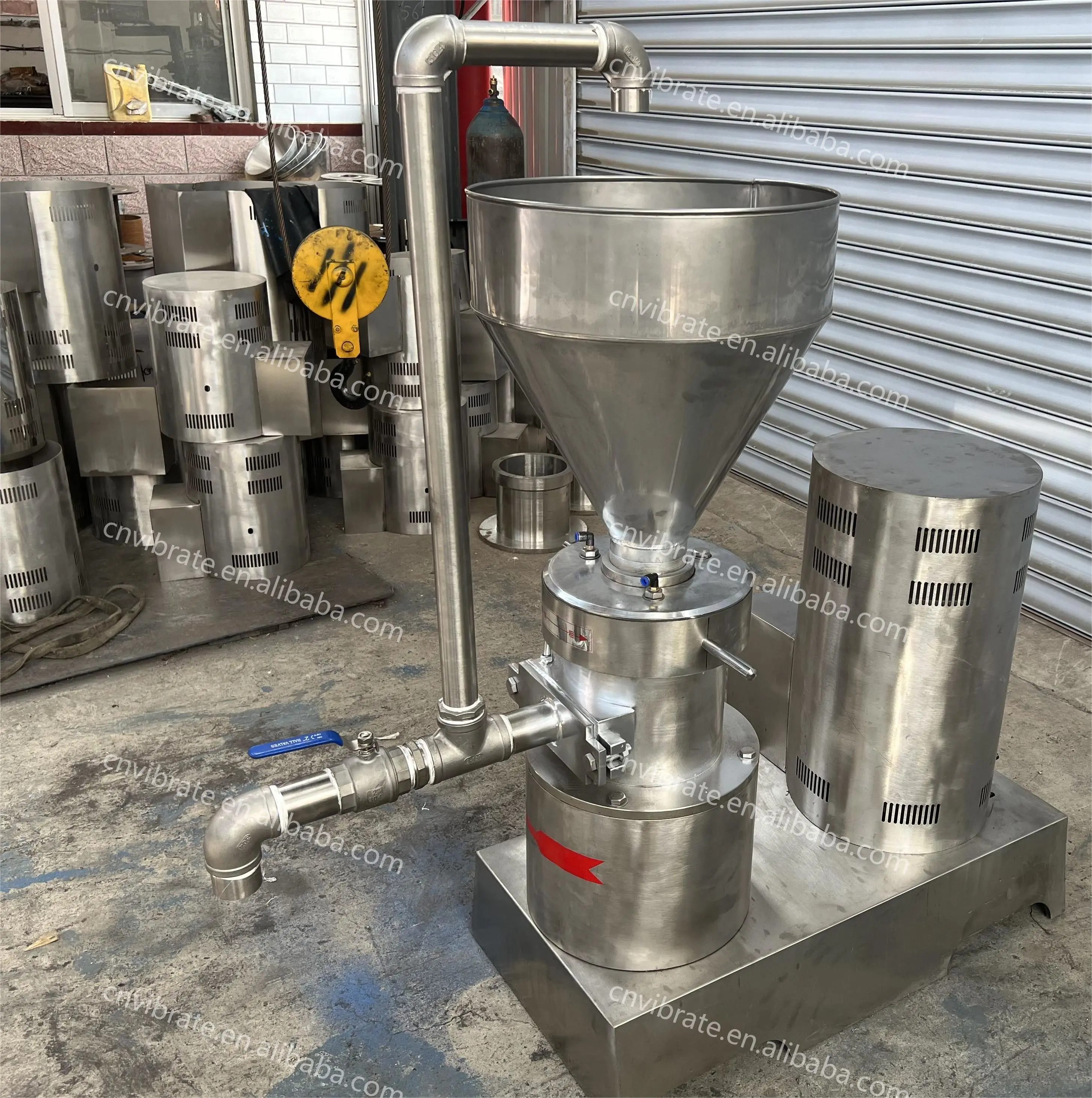 آلة صنع مطاحن معجون الفول السوداني آلة طحن VBJX الشركة المصنعة الصناعية مطحنة الغروانية طاحونة الطحينة